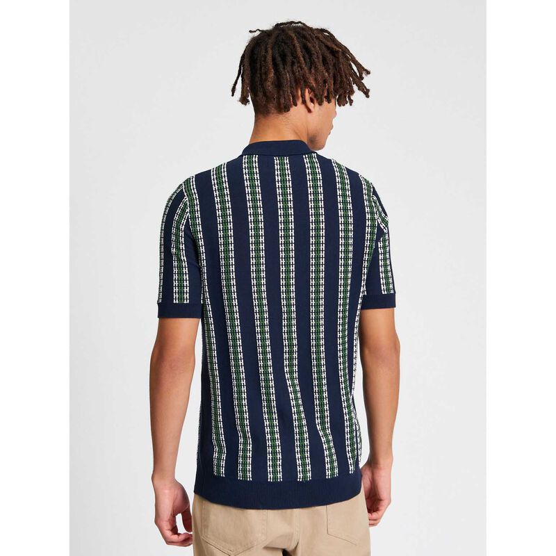 Ben Sherman Jacquard Candy Stripe Polo image number 1